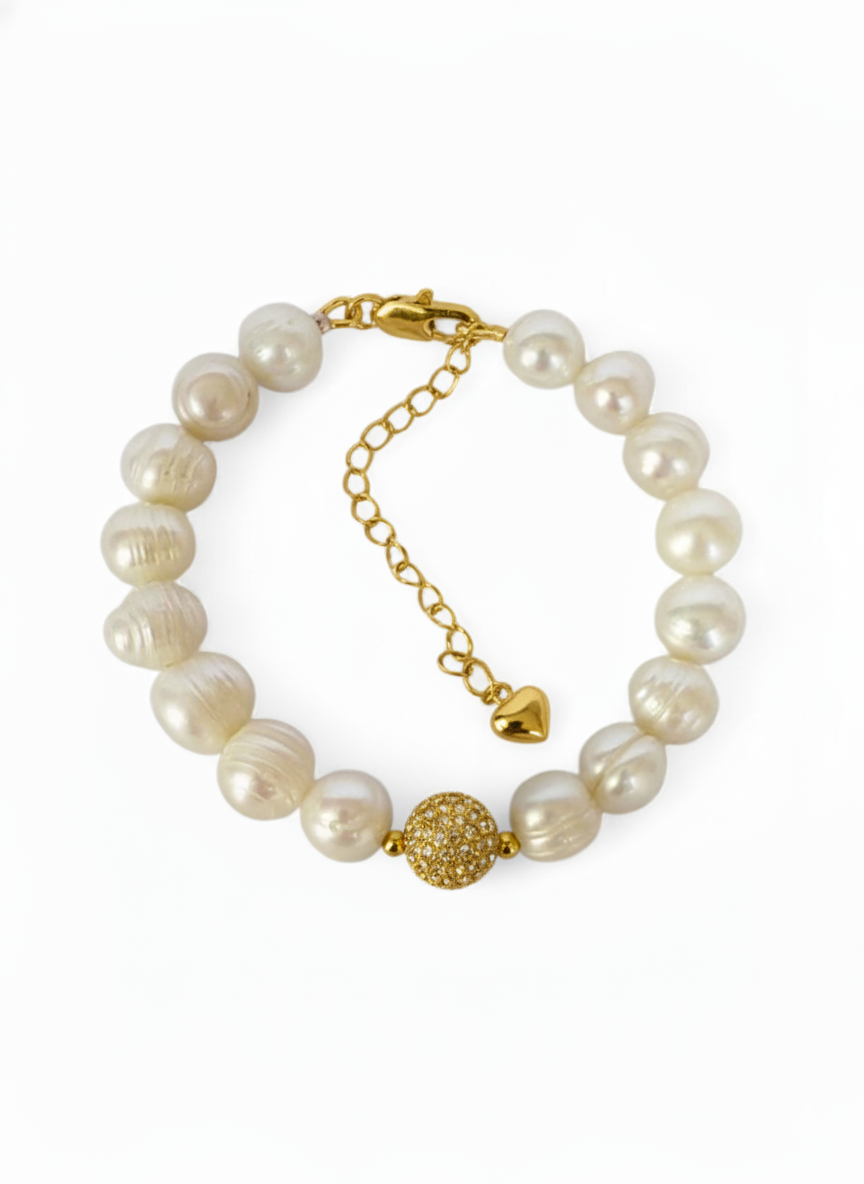 Pulseira Pérolas Semijóia Vênus
