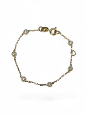 Pulseira Pérolas Infantil Lilly