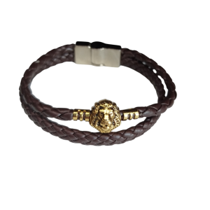 Pulseira Lyon dupla couro ecológico