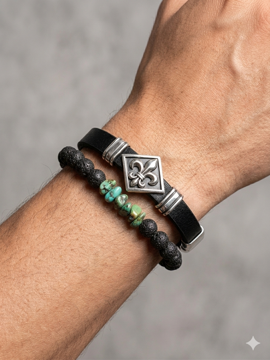 Pulseira Lava Vulcânica - Imagem 3